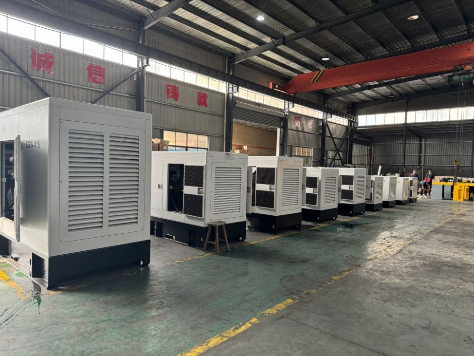Dellent diesel generator sets gensets Factory Tour (3)