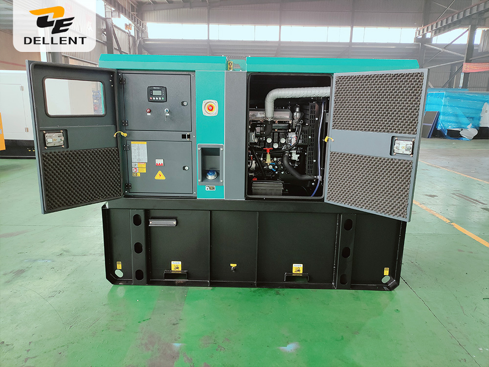 DELLENT POWER SDEC powered diesel generator set specifically configured for telecom base station standby power.