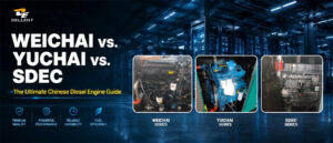 DELLENT POWER industrial and marine diesel generator sets powered by Weichai, Yuchai, and SDEC engines.